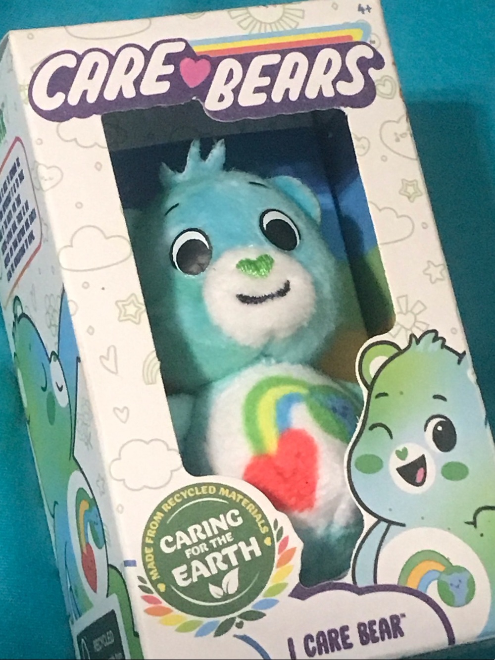 Care Bears Boxed Plush Set - Rainbow, Green, Blue, Pink, Yellow 🌼🌼CARE BEARS 🌼 - Picture 12 of 15